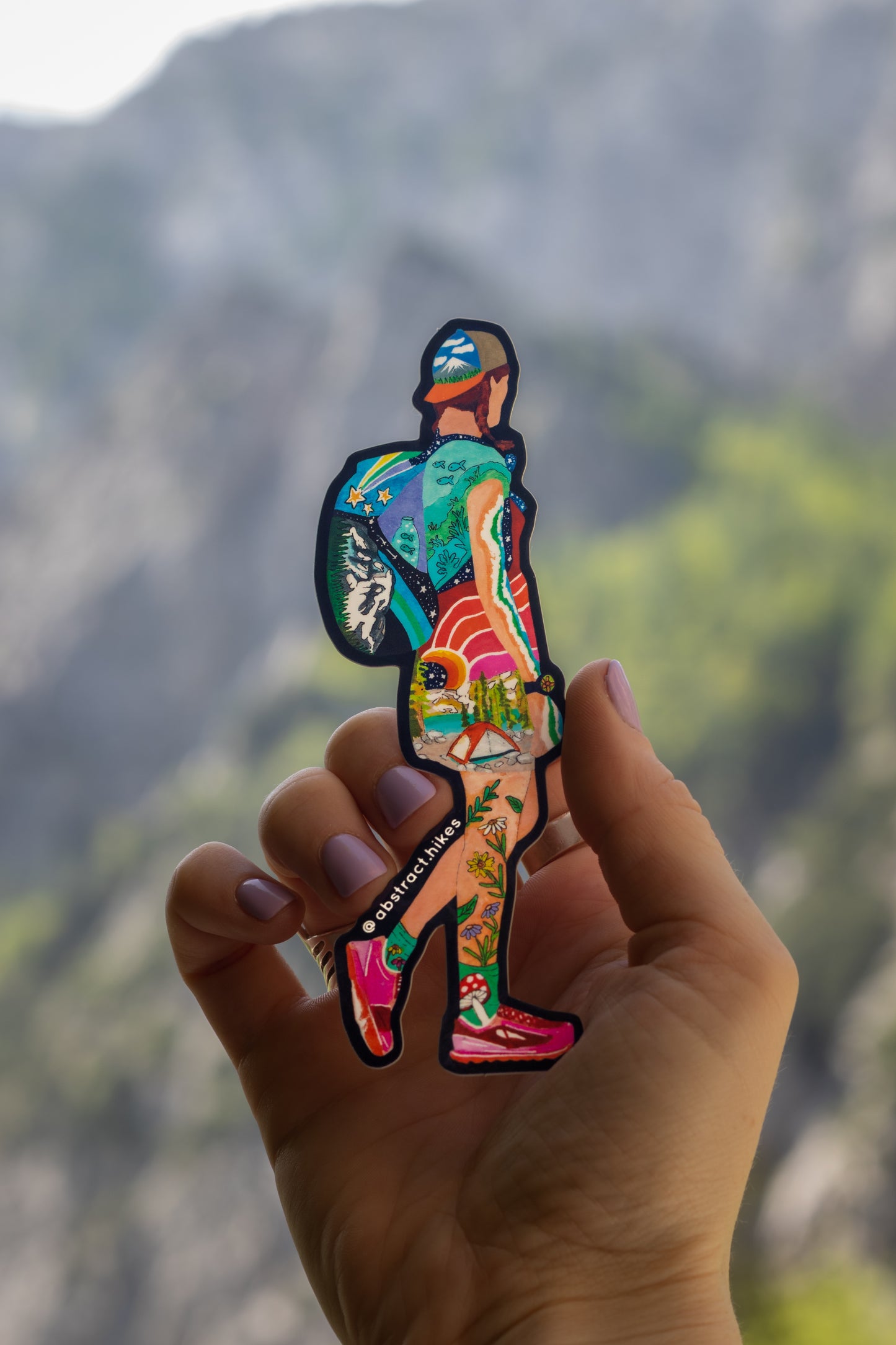 Hiking Sticker: "Ella"