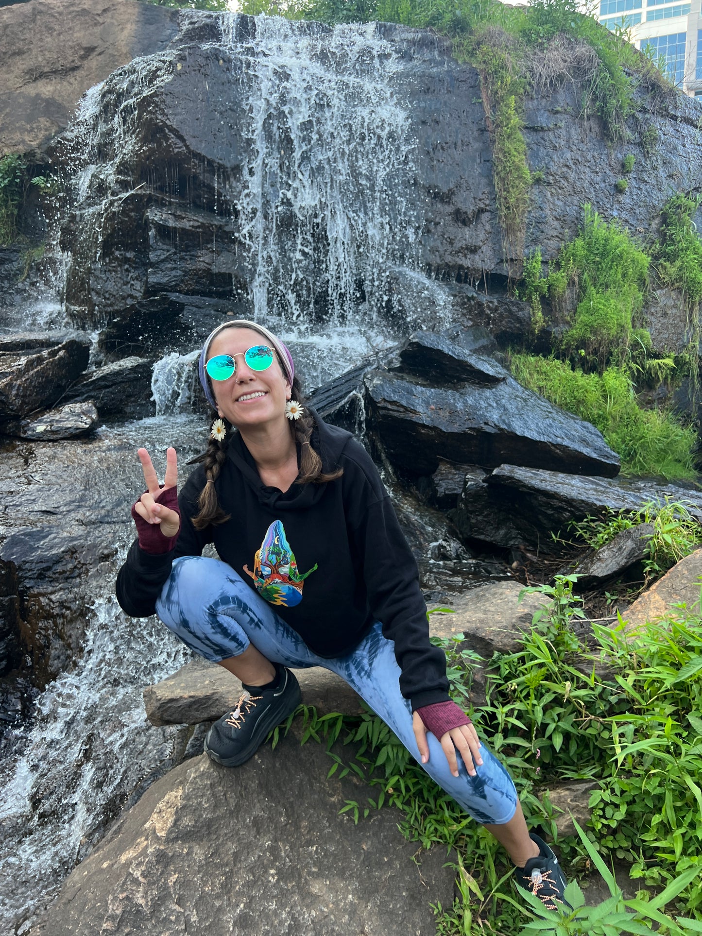 Yoga Gal Crop Hoodie