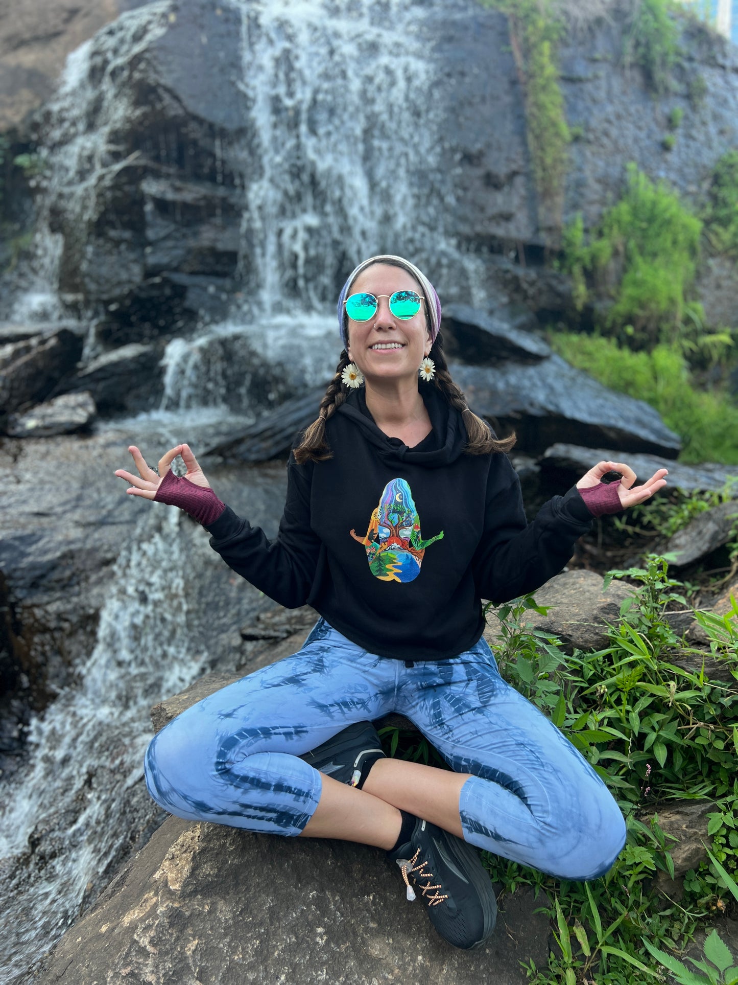 Yoga Gal Crop Hoodie