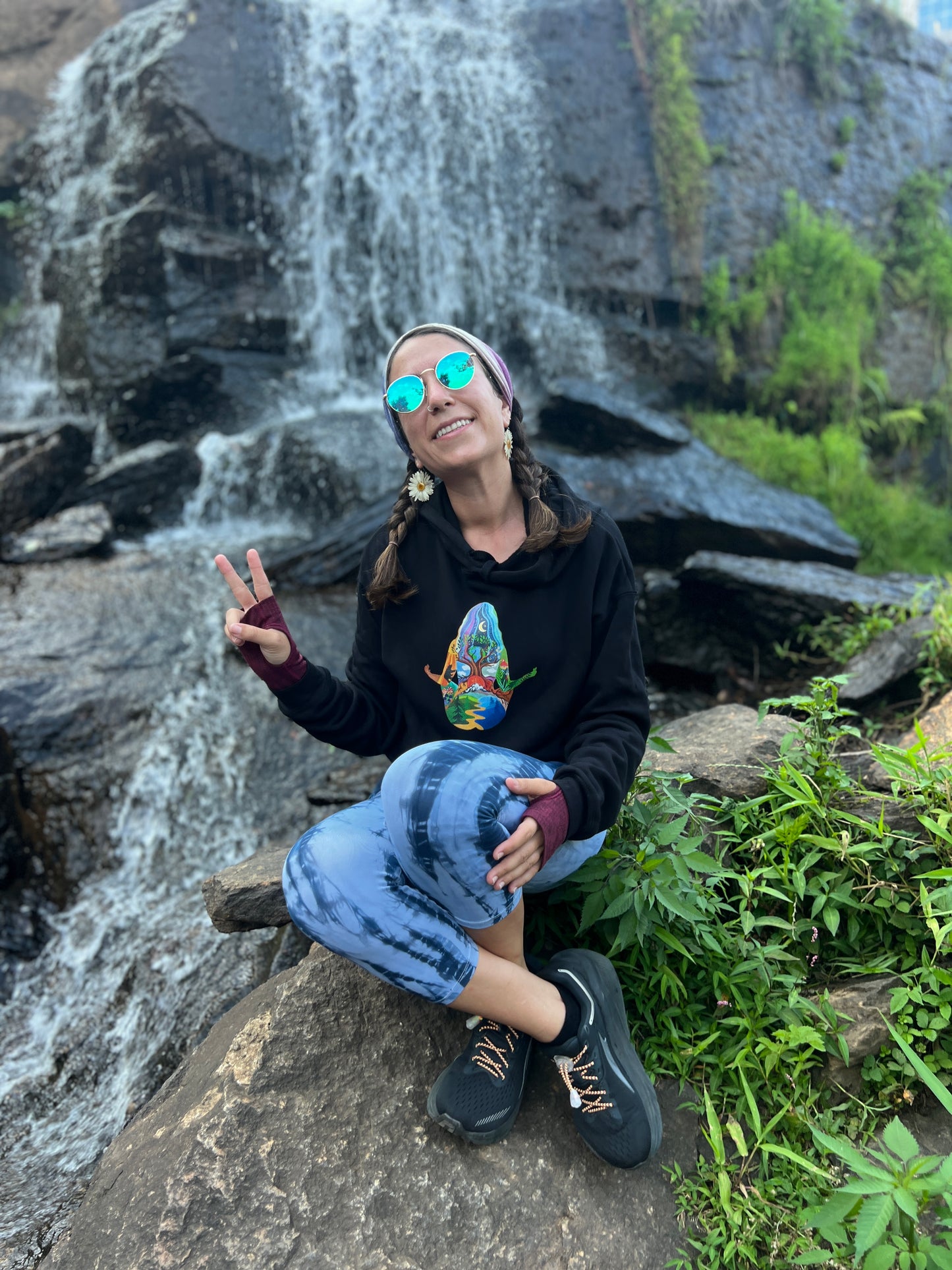 Yoga Gal Crop Hoodie