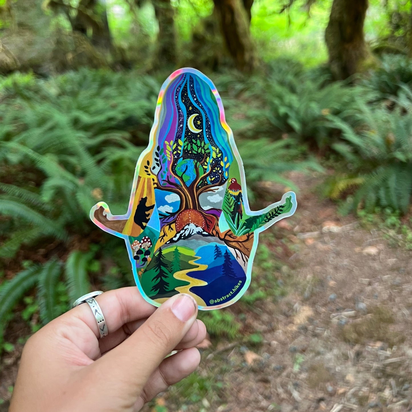 Yoga Sticker: "Yoga Gal" Holographic