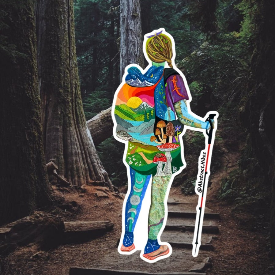 Hiking Sticker: "Sonic"