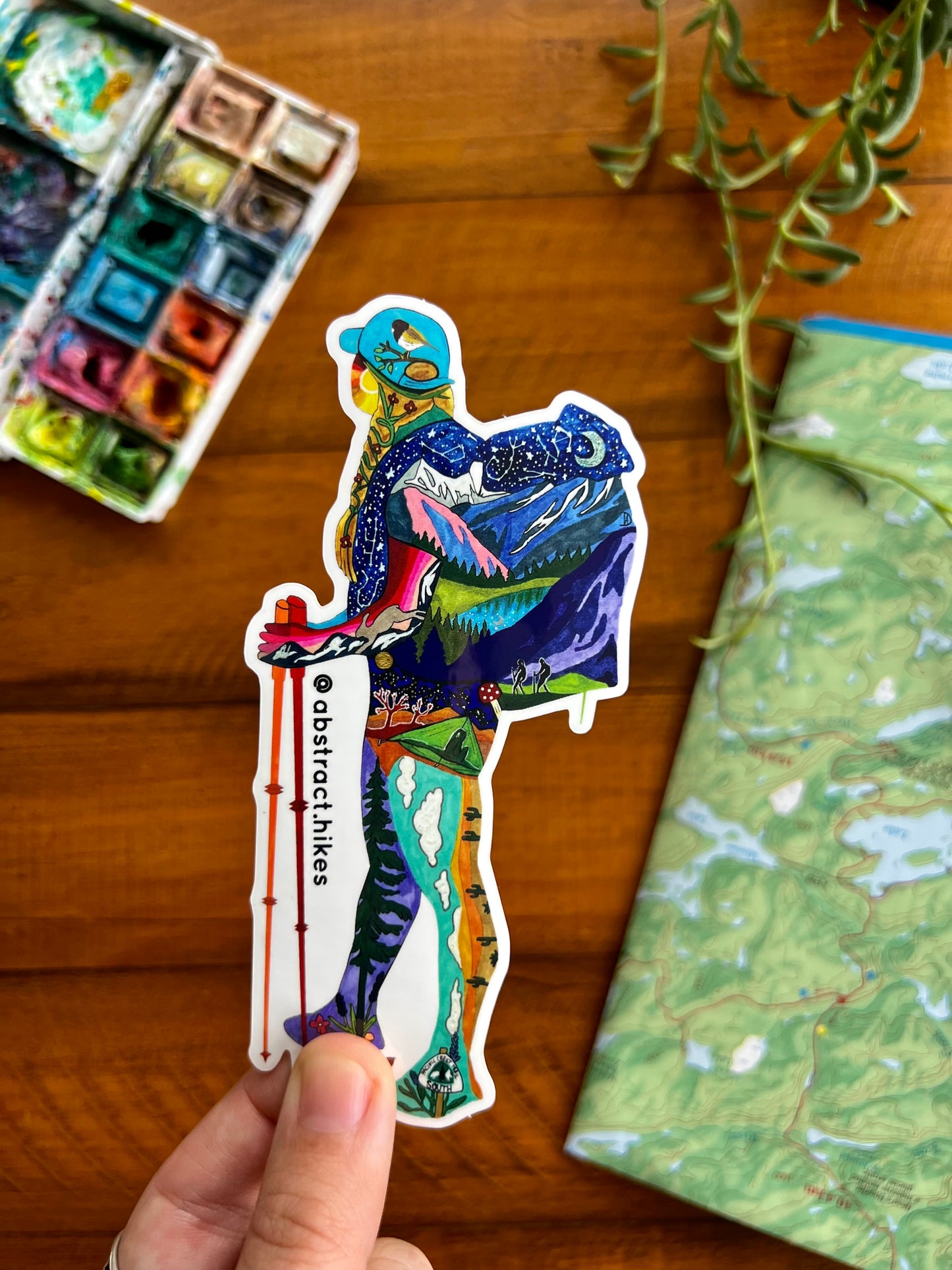 Hiking Stickers: Badass Chica Bundle