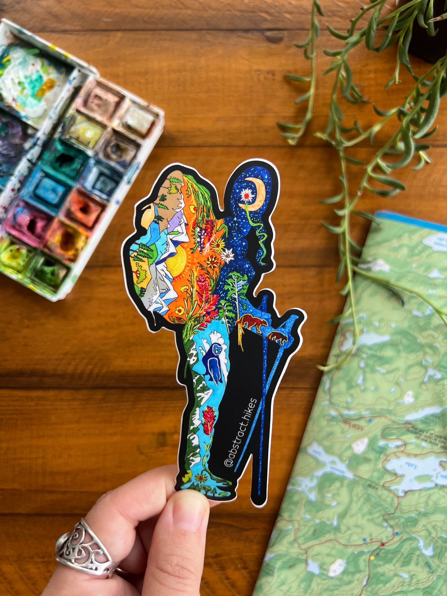 Hiking Stickers: Backpacking Badasses Bundle