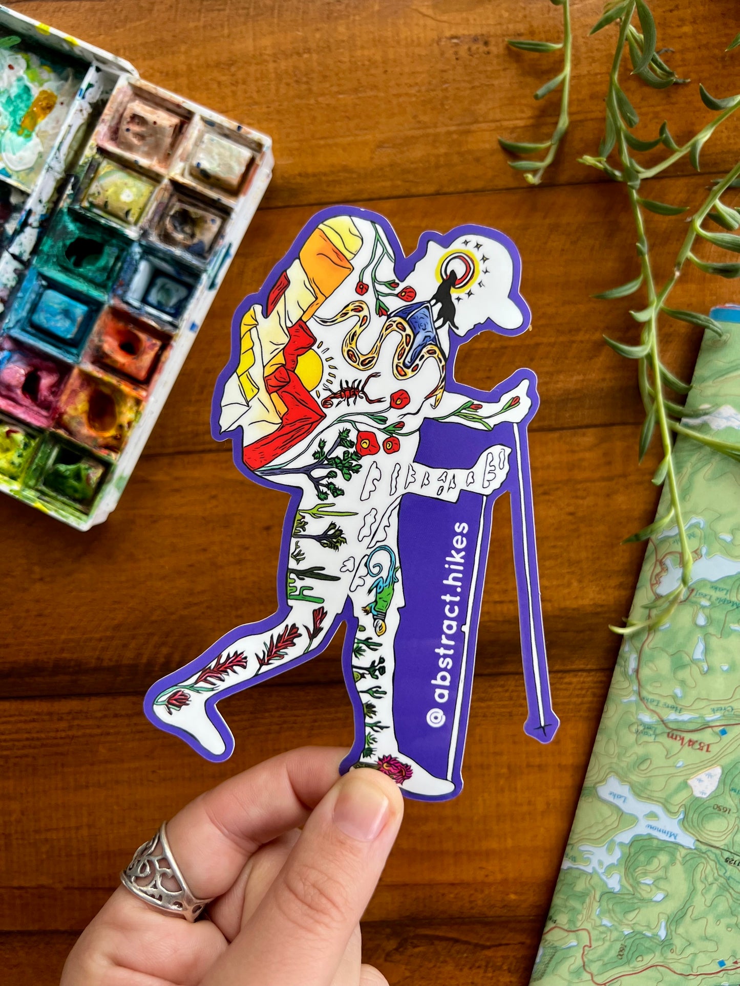 Hiking Stickers: Hiker Dude Bundle