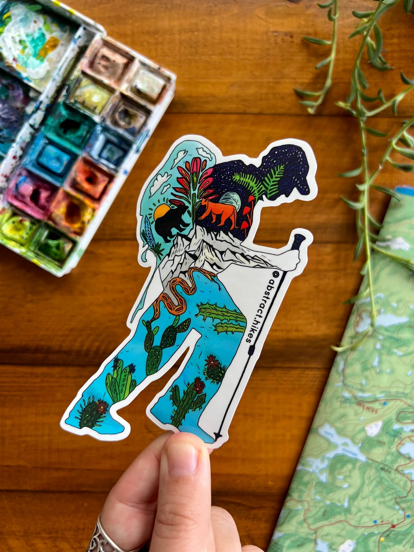 Hiking Sticker: "Pacific Crest Trail Hiker"