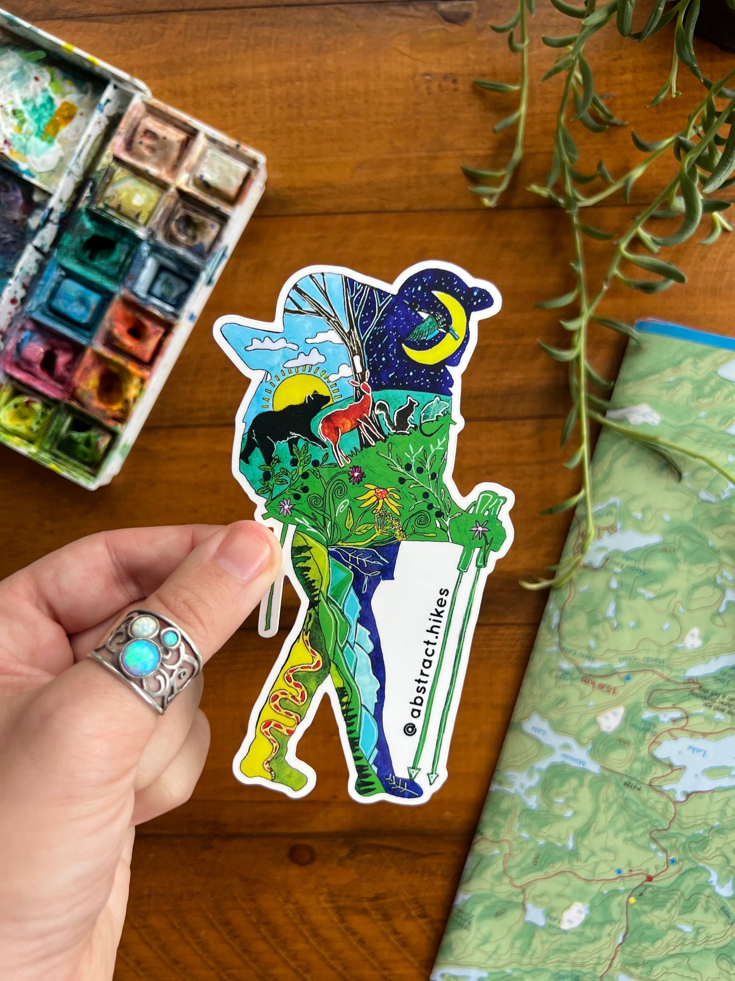 Hiking Sticker: "Appalachian Trail Hiker"