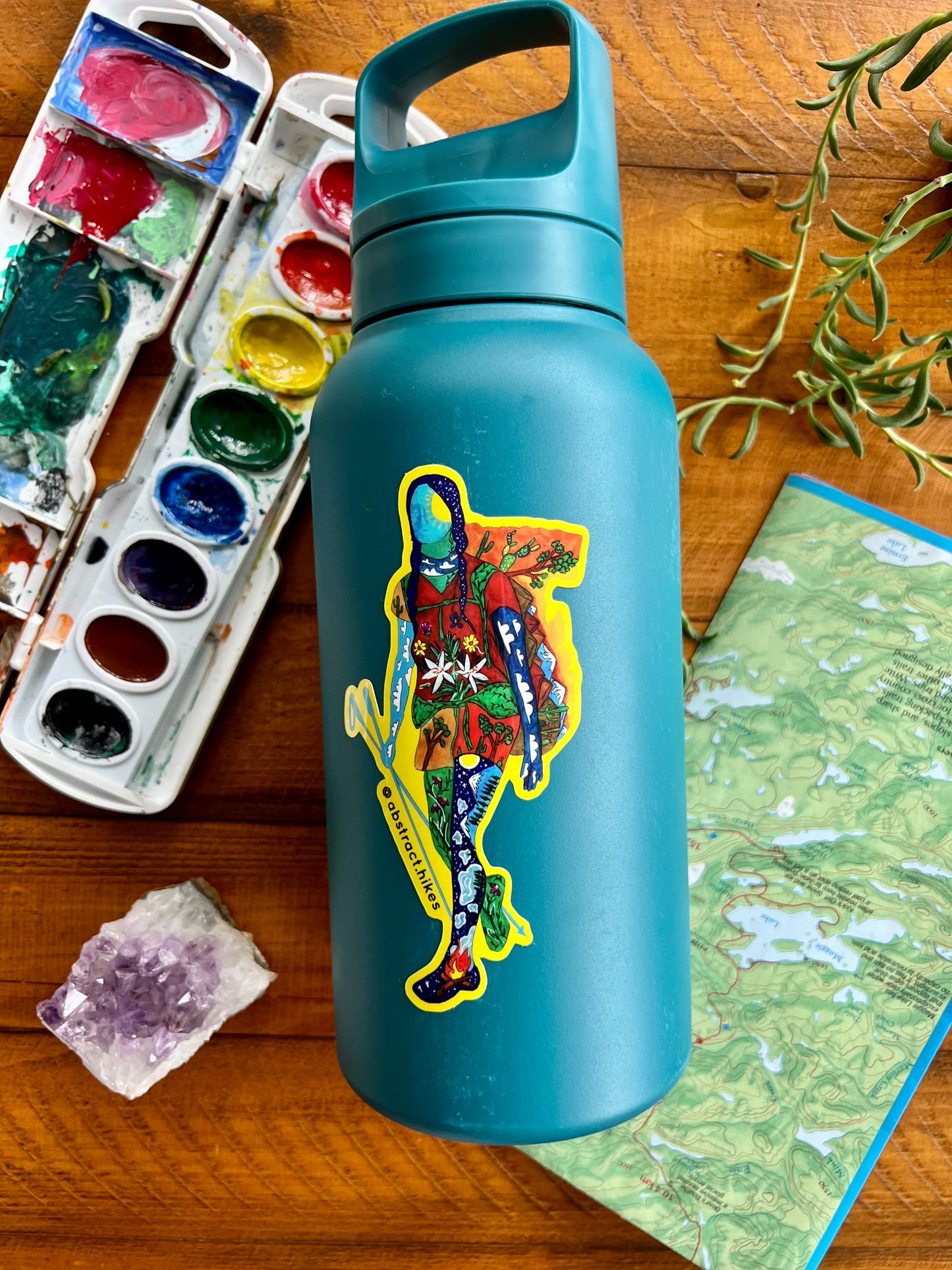 Hiking Stickers: Backpacking Badasses Bundle