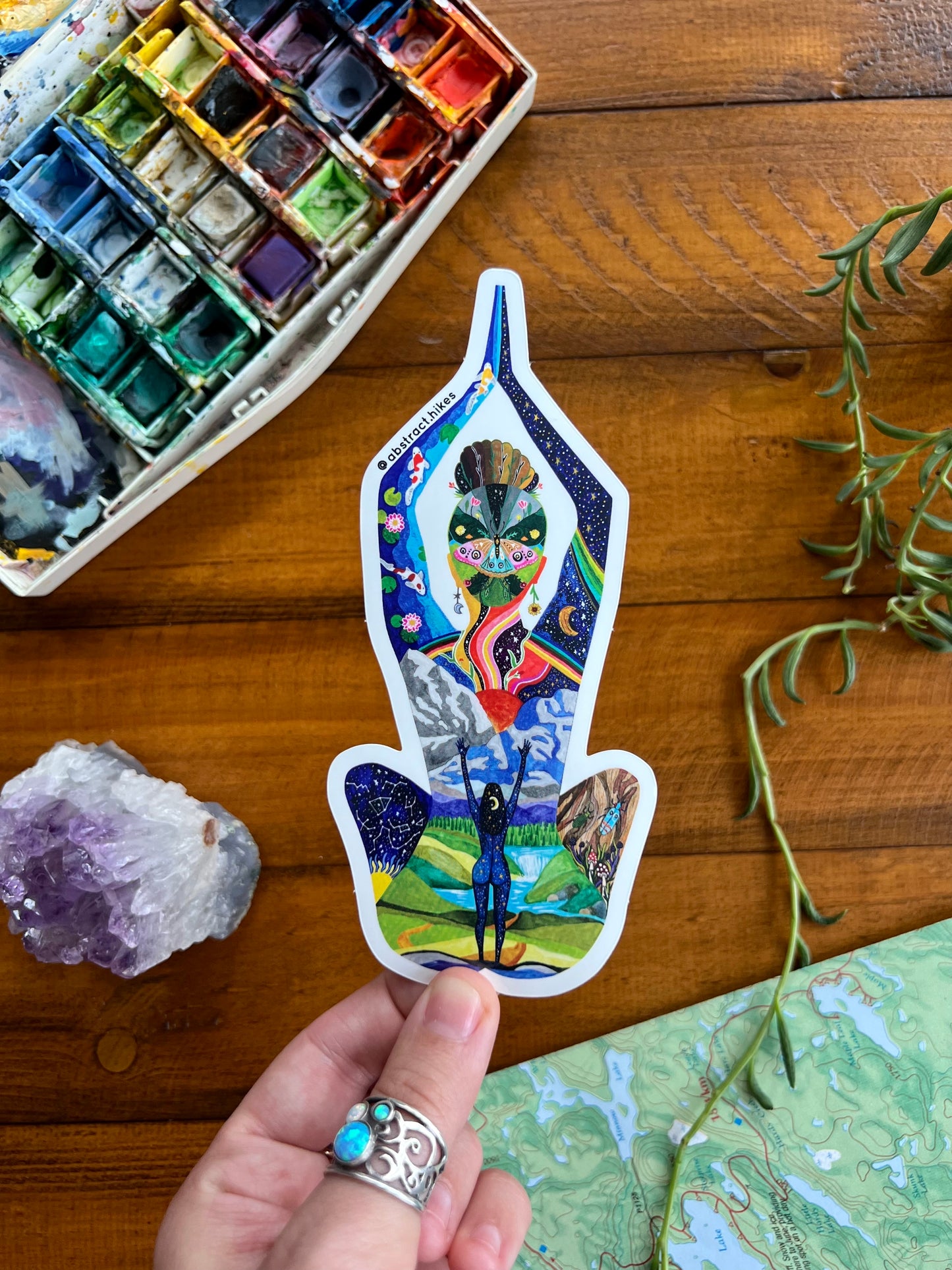 Yoga Stickers: "Nature Yogi Pack"