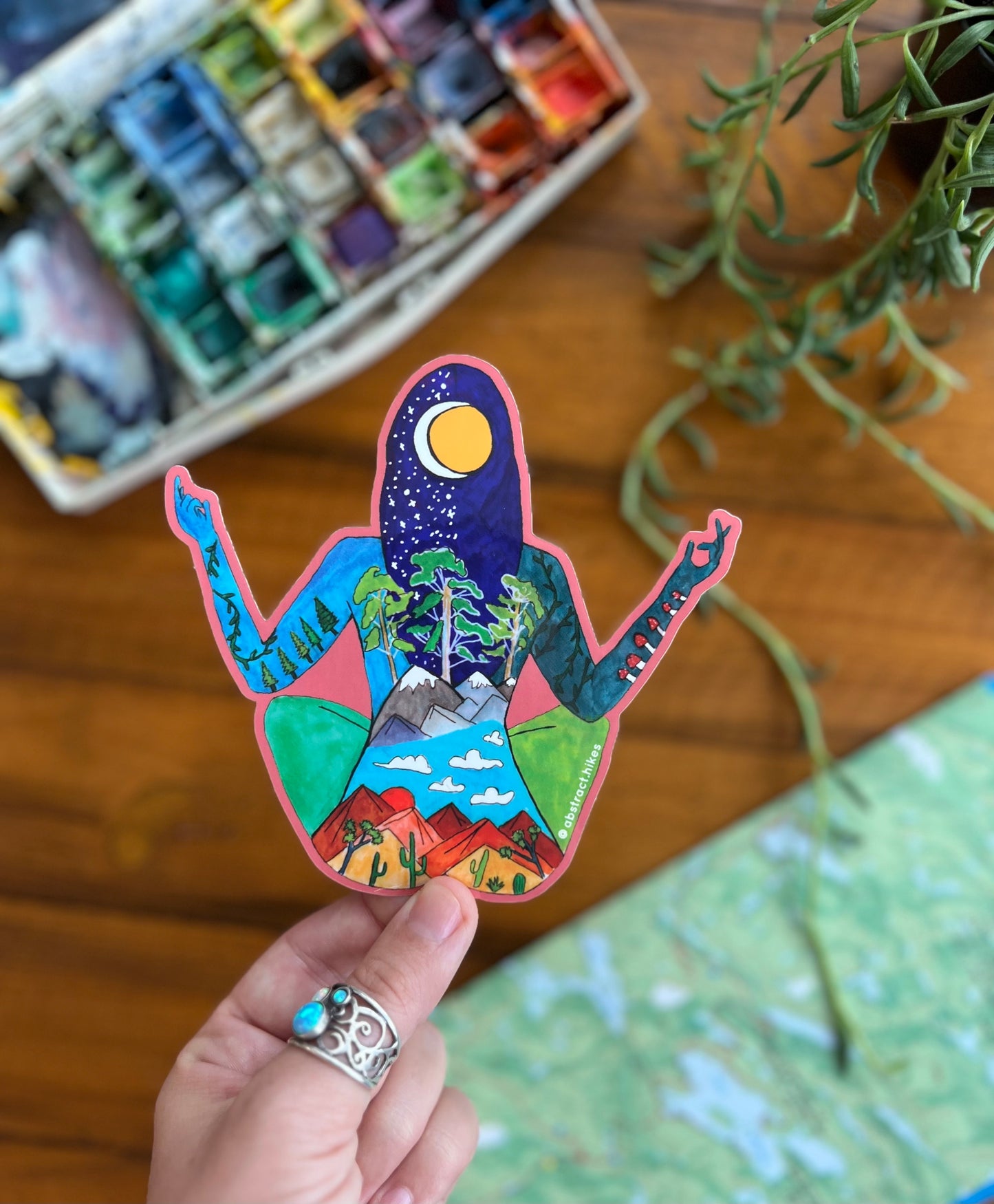 Yoga Stickers: "Nature Yogi Pack"