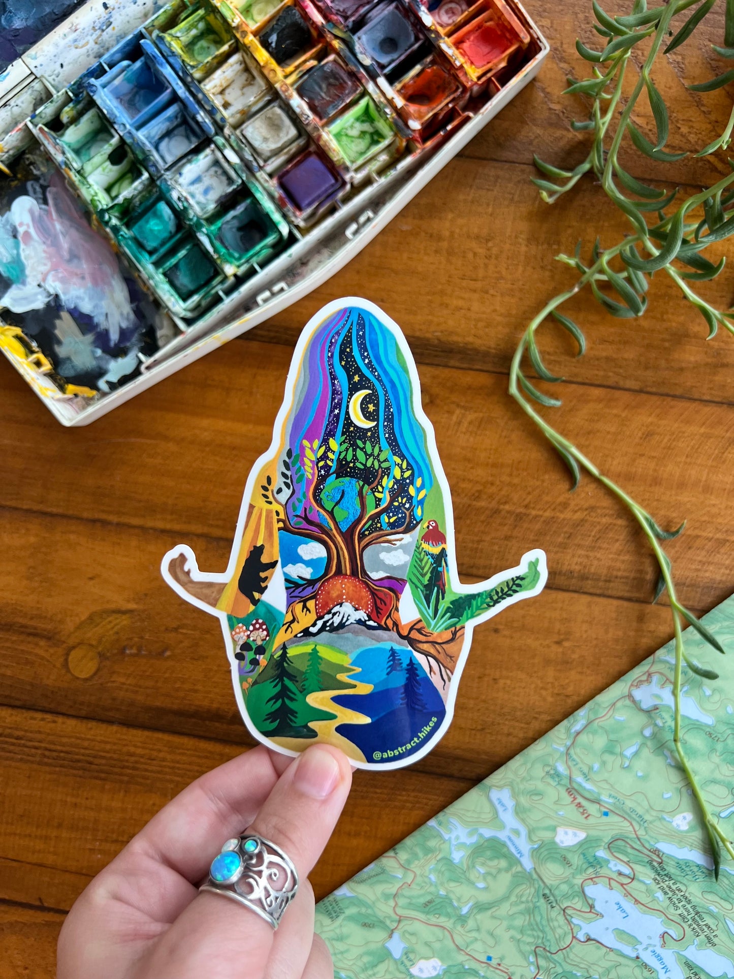 Yoga Stickers: "Nature Yogi Pack"