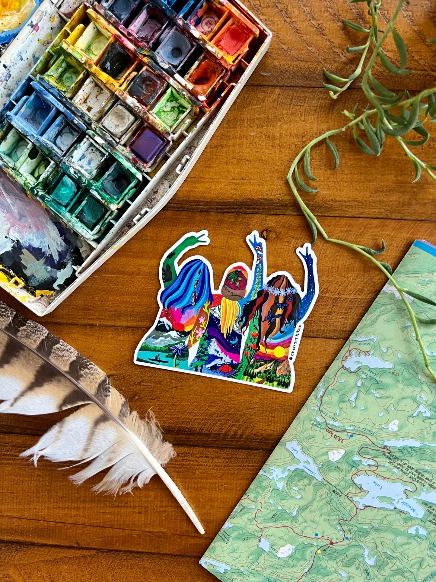Adventure Sticker: "Girl Power"