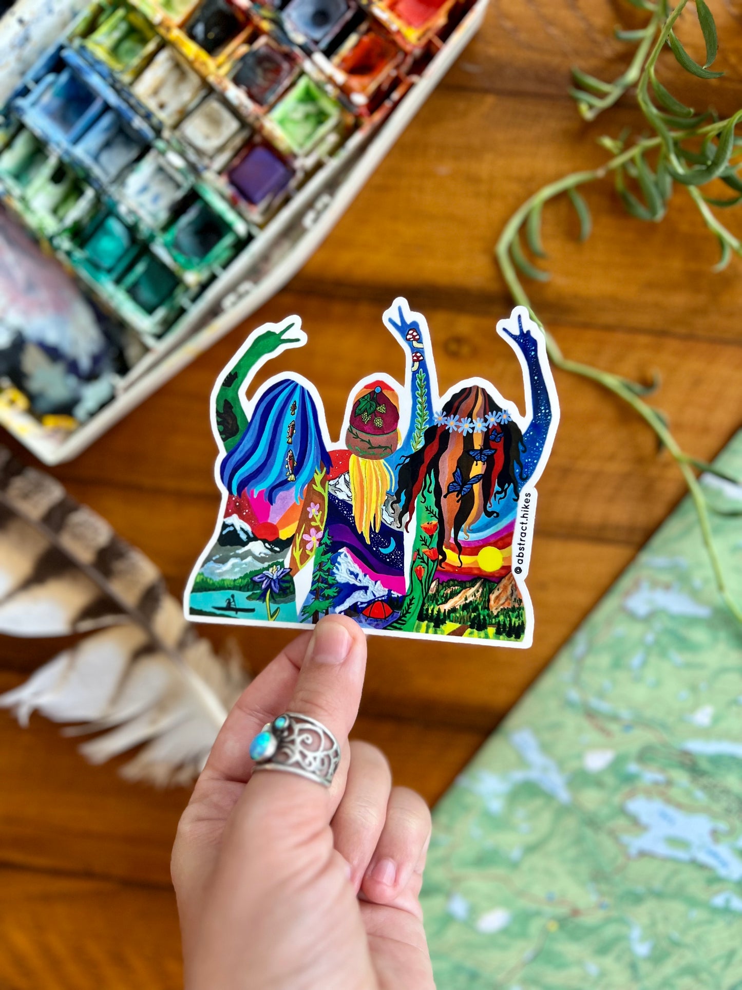 Adventure Sticker: "Girl Power"