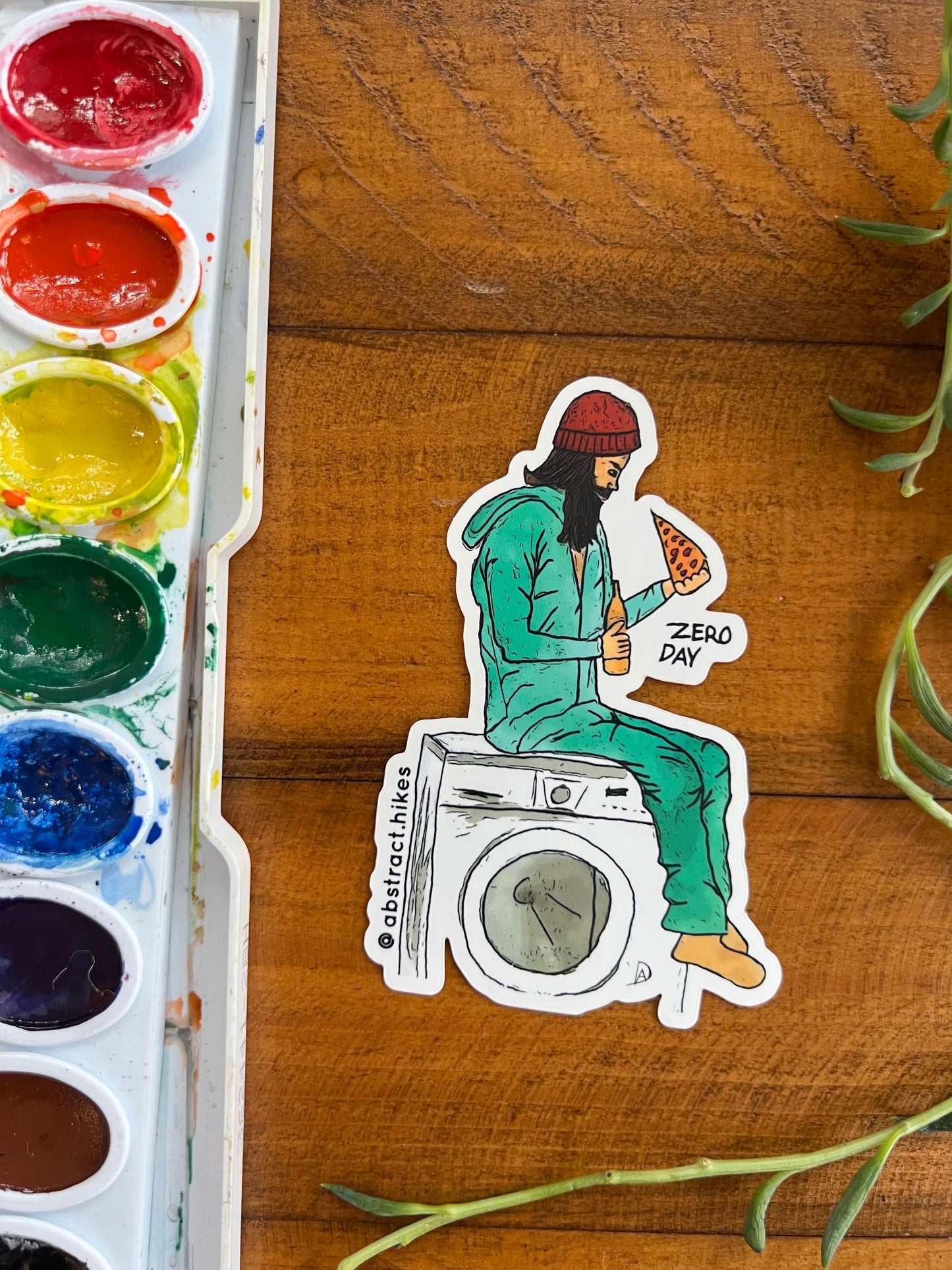 Hiking Sticker: "Zero Day"