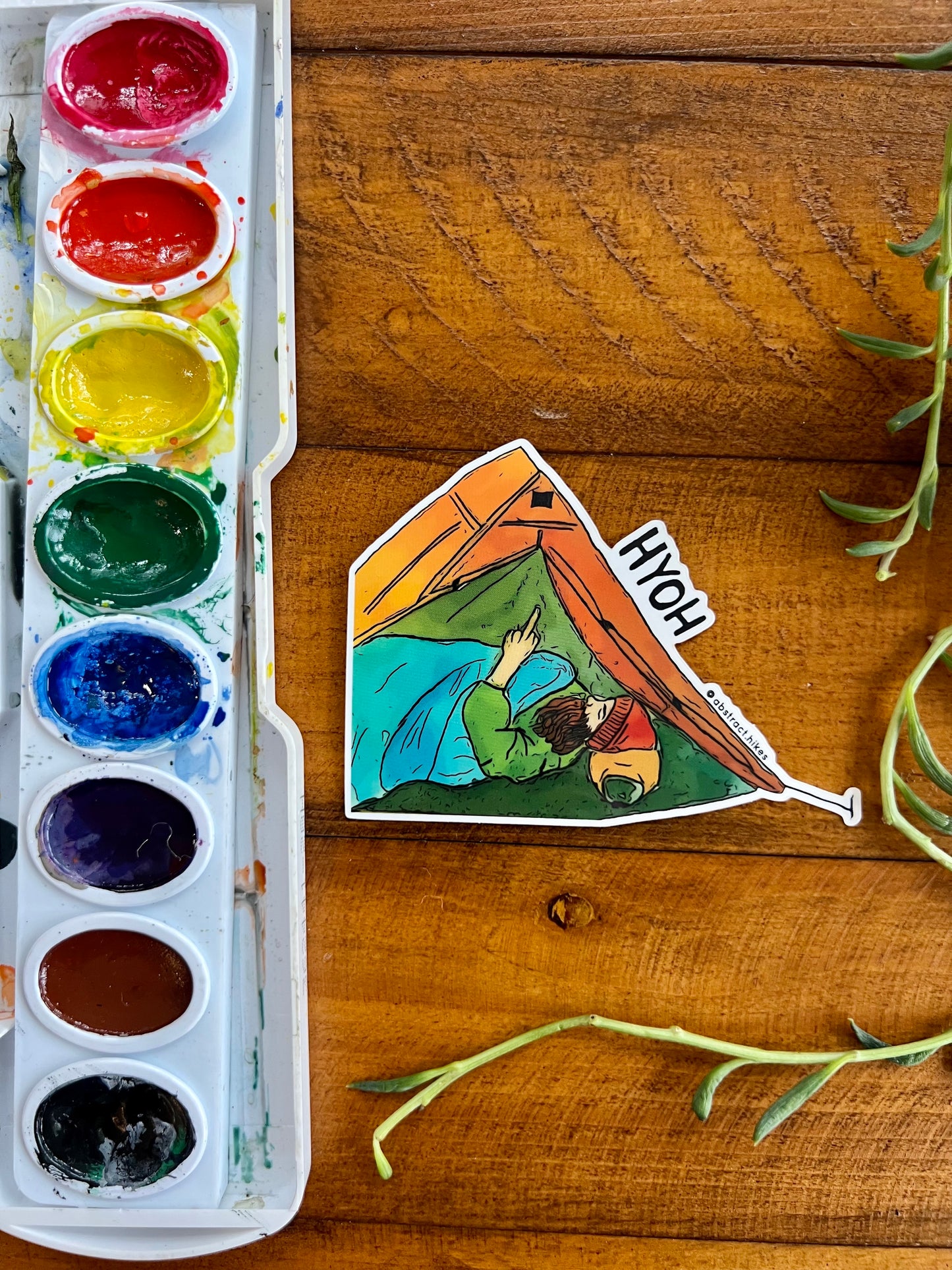 Hiking Sticker: "Hike Your Own Hike"