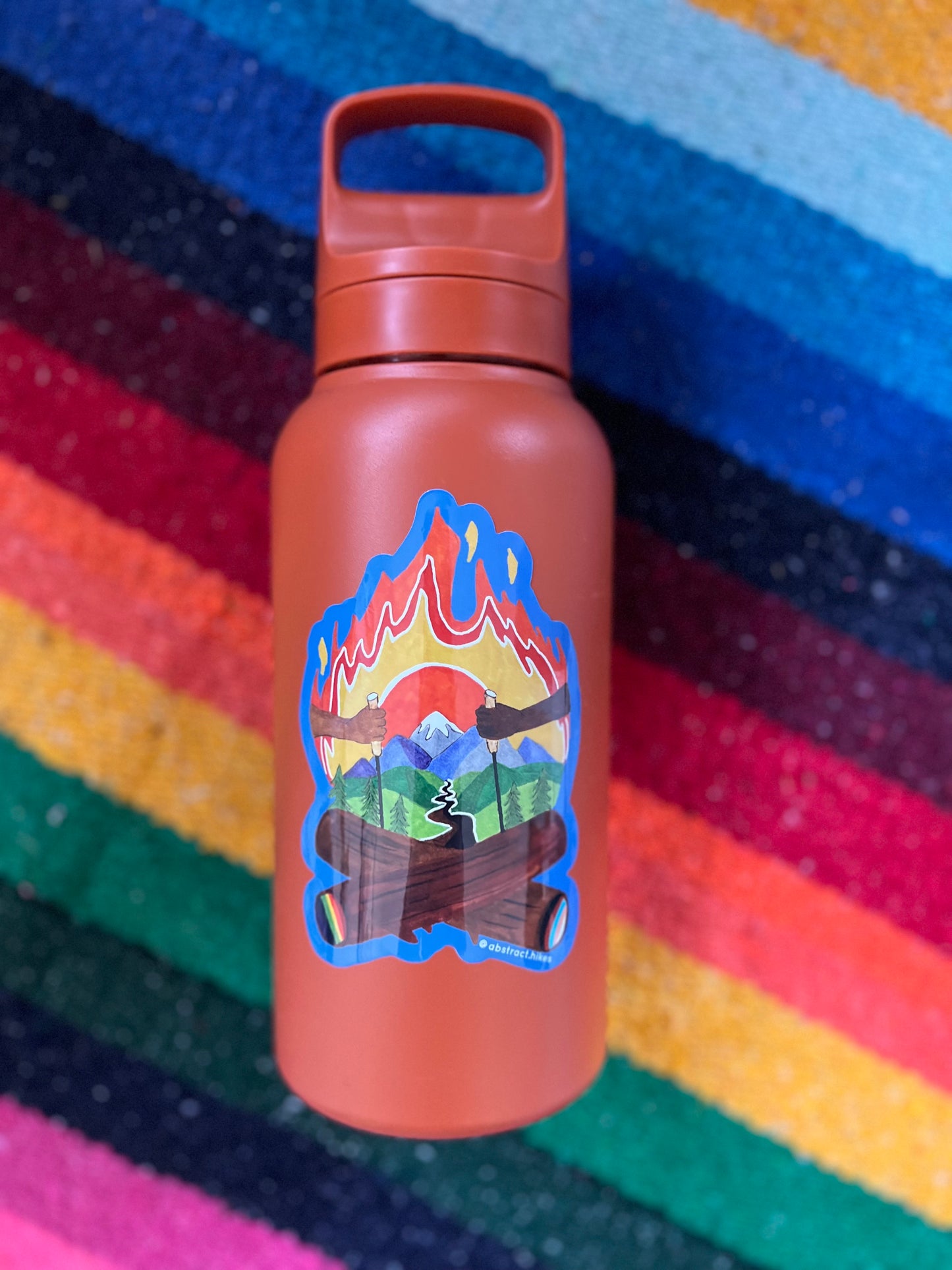 Hiking Sticker: "Diversify the Outdoors"
