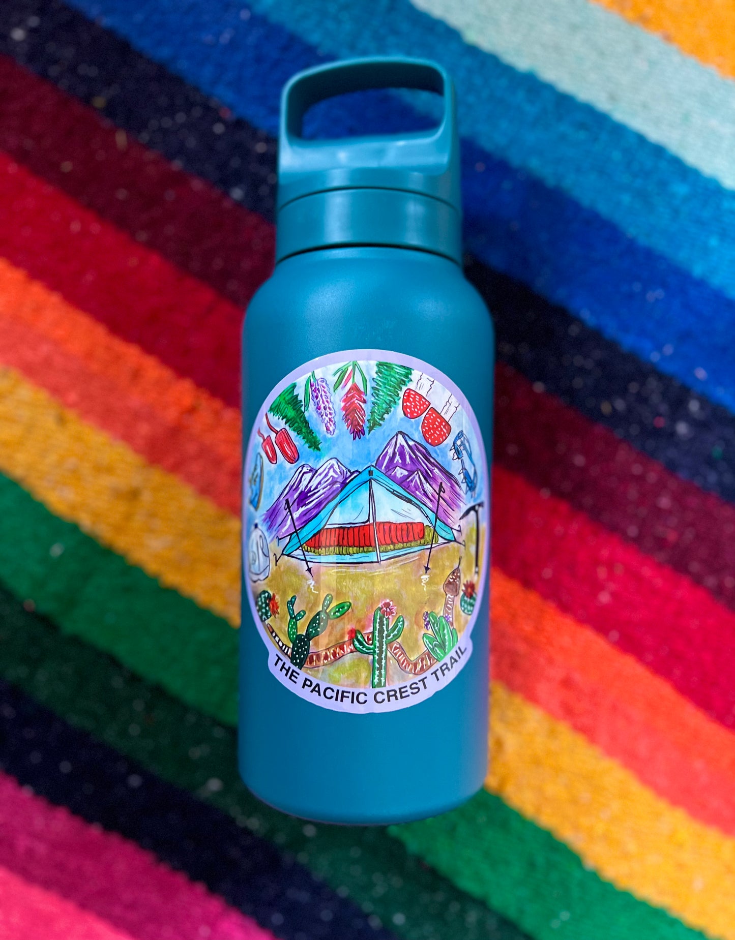 Hiking Sticker: "Ode to the Pacific Crest Trail"