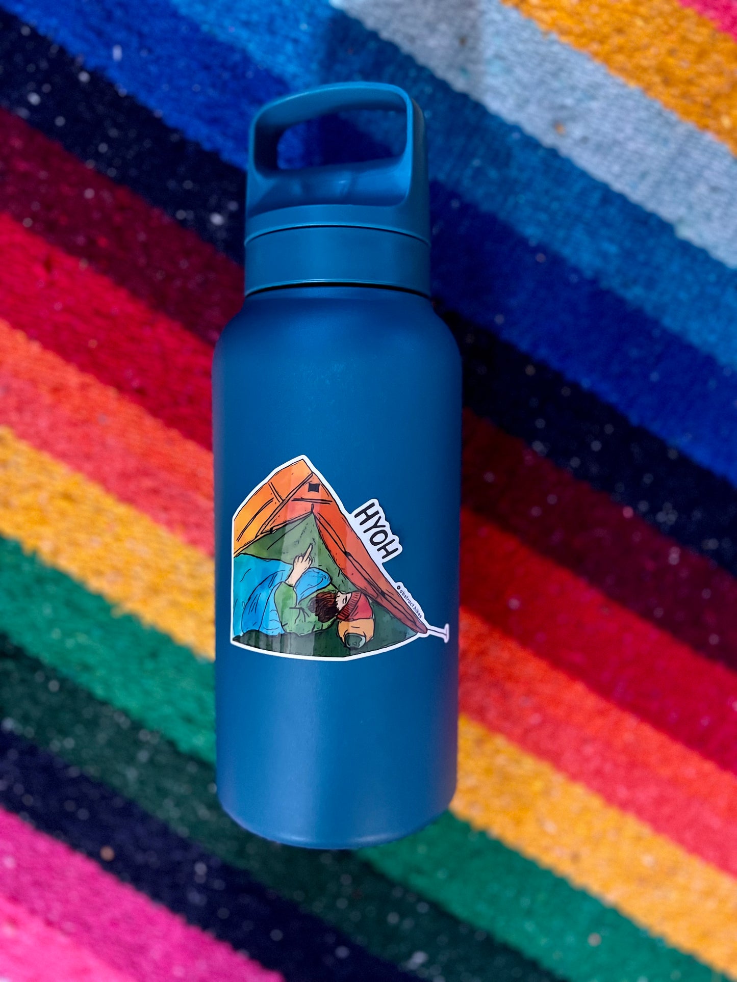 Hiking Sticker: "Hike Your Own Hike"