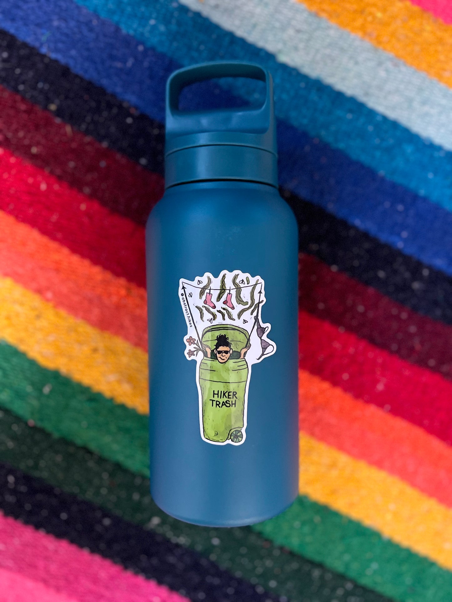 Hiking Sticker: "Hiker Trash Woman"