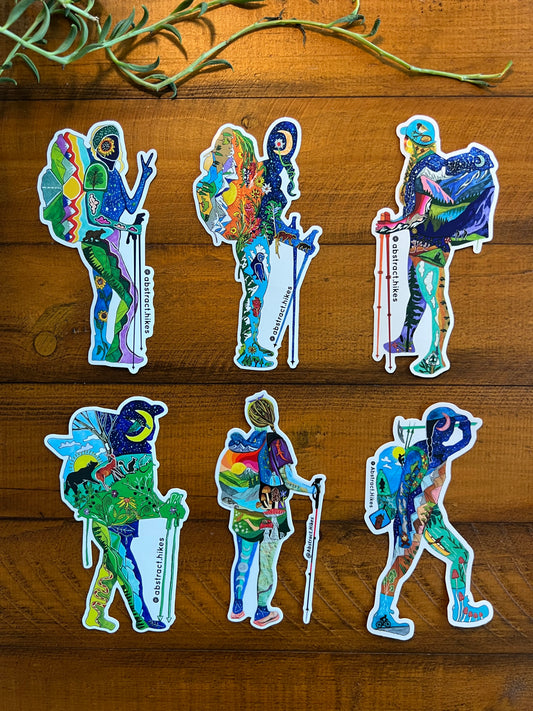 Hiking Stickers: Badass Chica Bundle