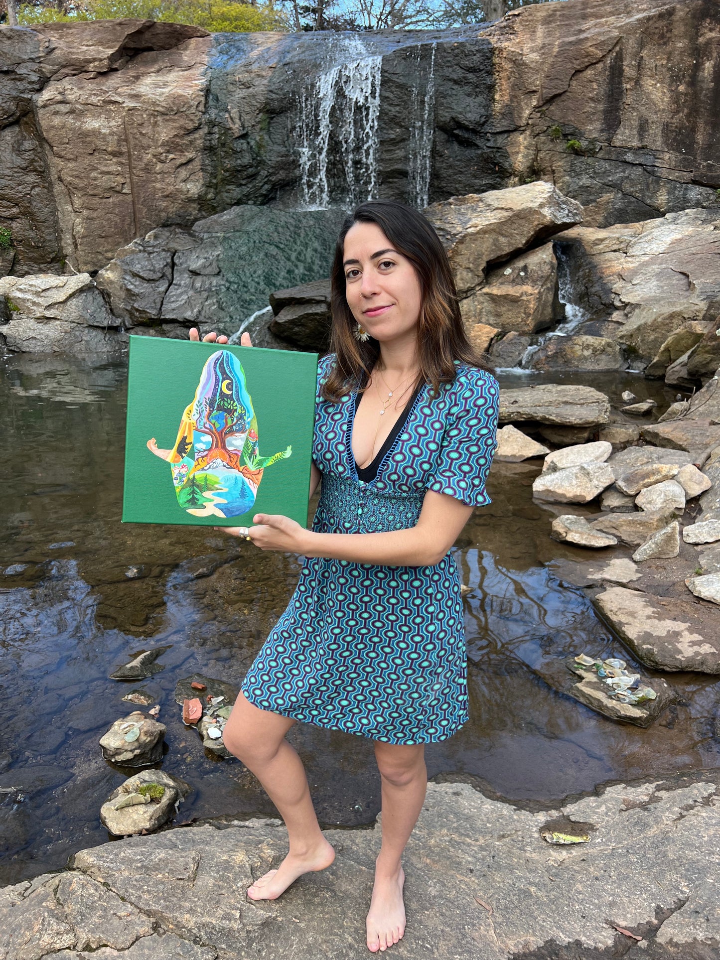 Canvas Bestsellers: "Yoga Gal" Green