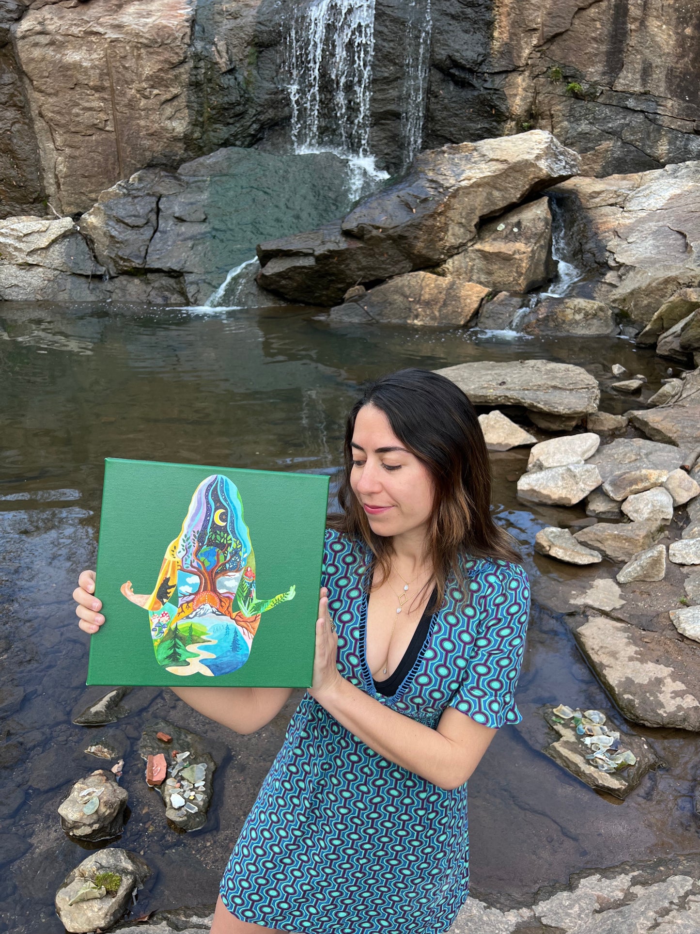 Canvas Bestsellers: "Yoga Gal" Green