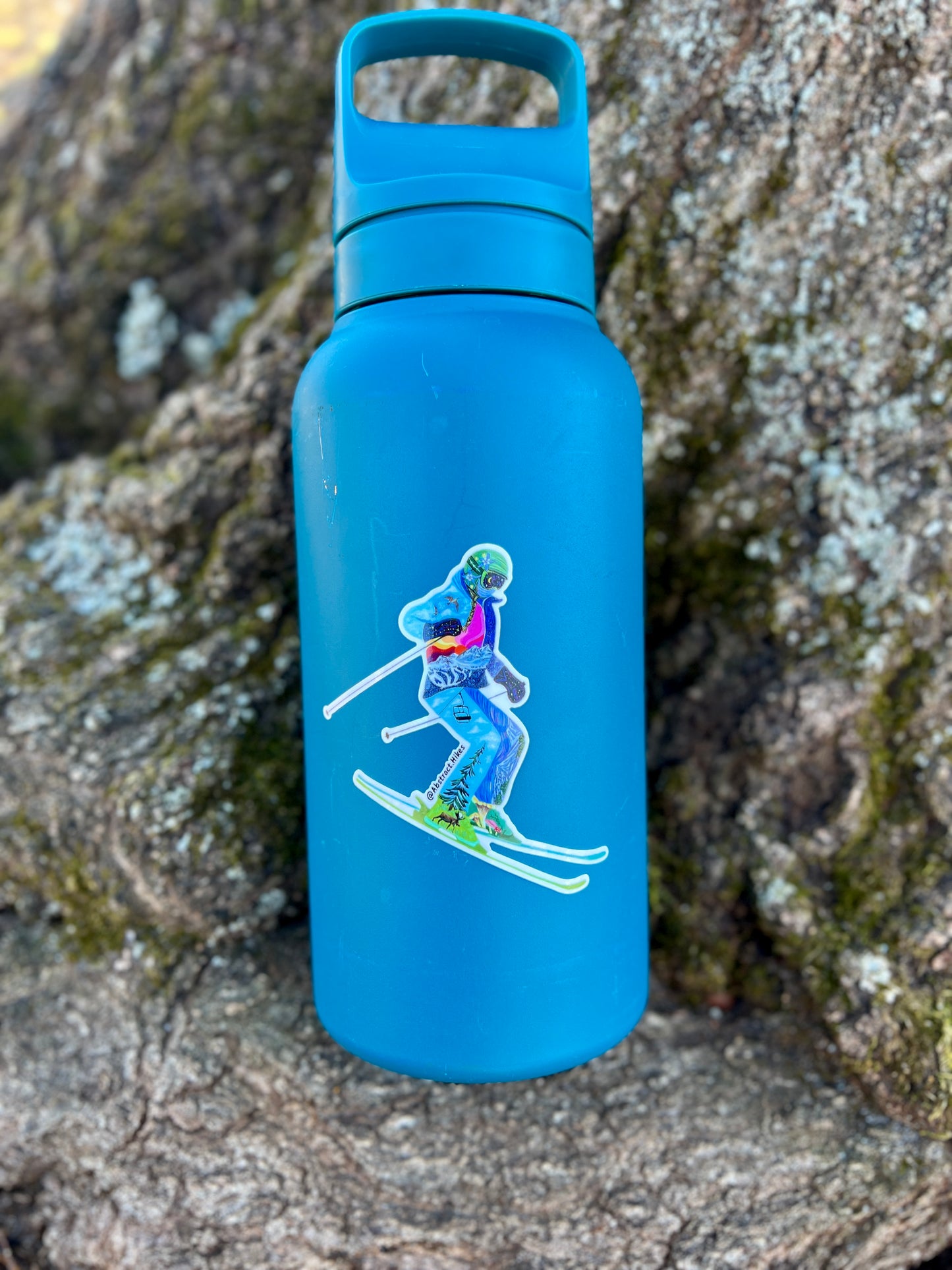 Adventure Sticker: "Skier Gal"