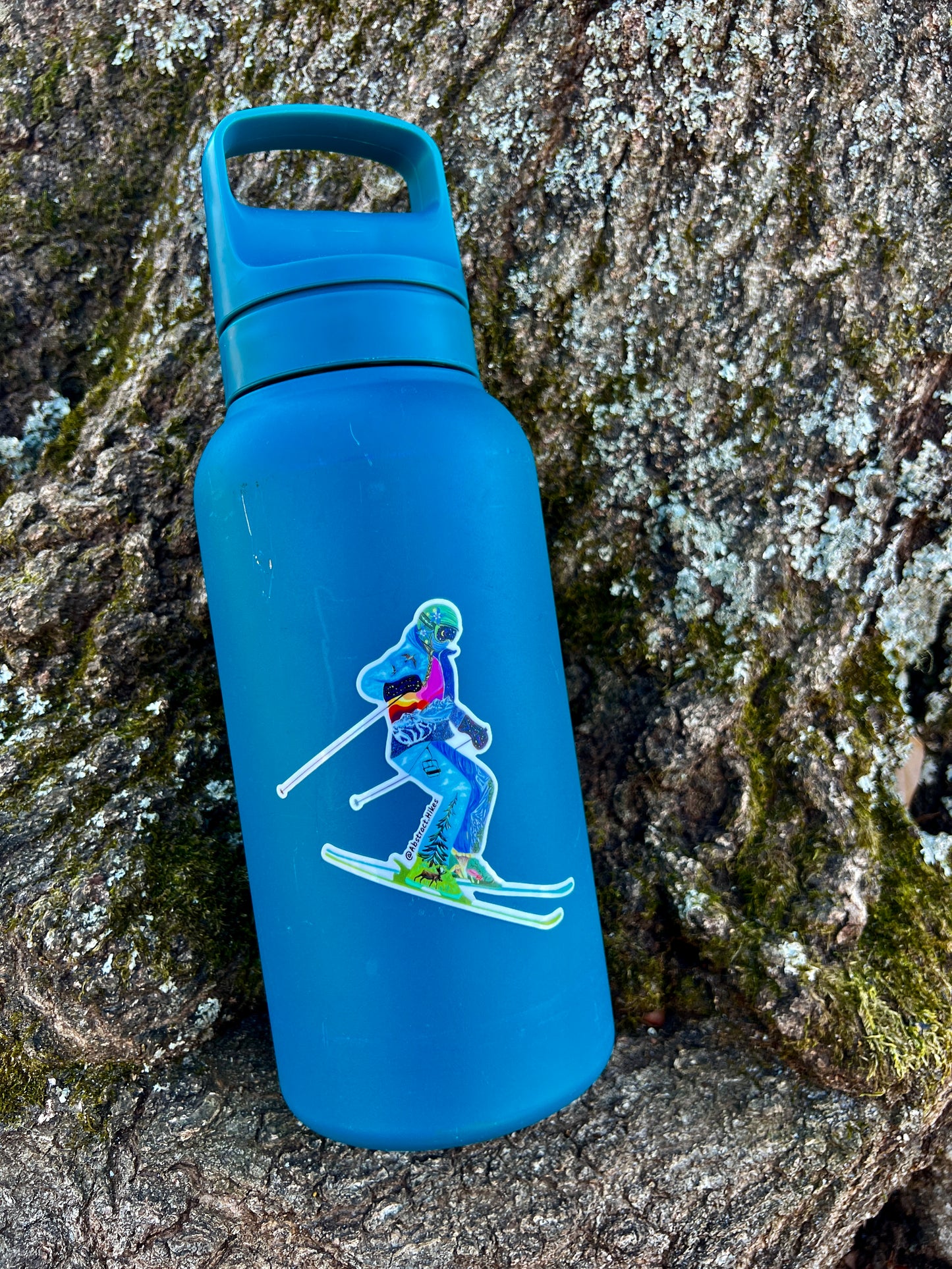 Adventure Sticker: "Skier Gal"