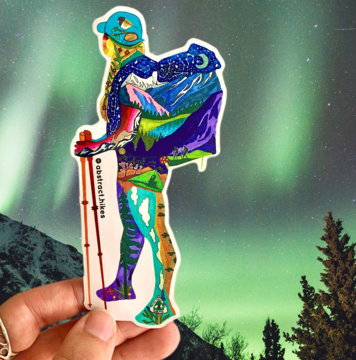 Hiking Sticker: "Sage"