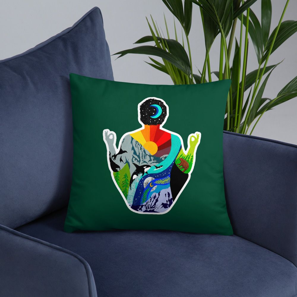 Two Sided Meditation Pillow