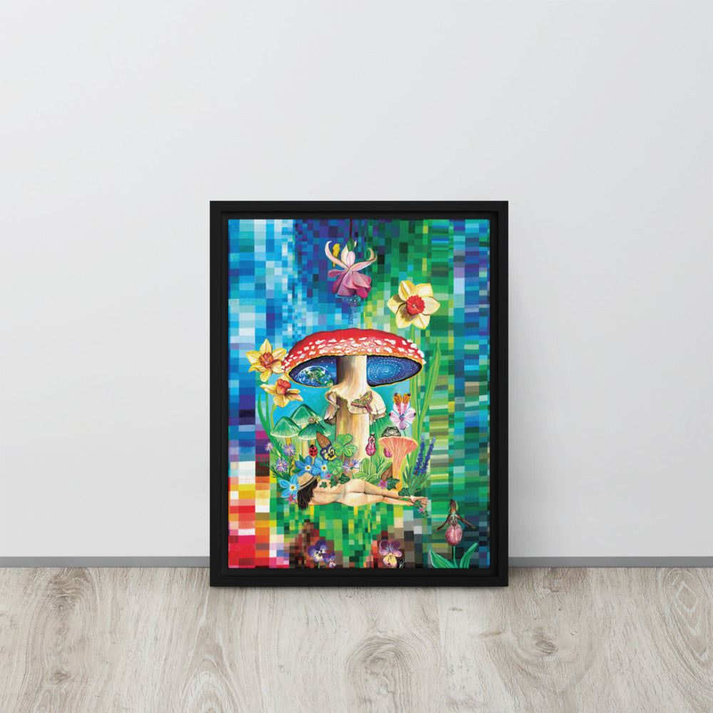 "Grow With the Flow" Framed Canvas Print - LIMITED EDITION