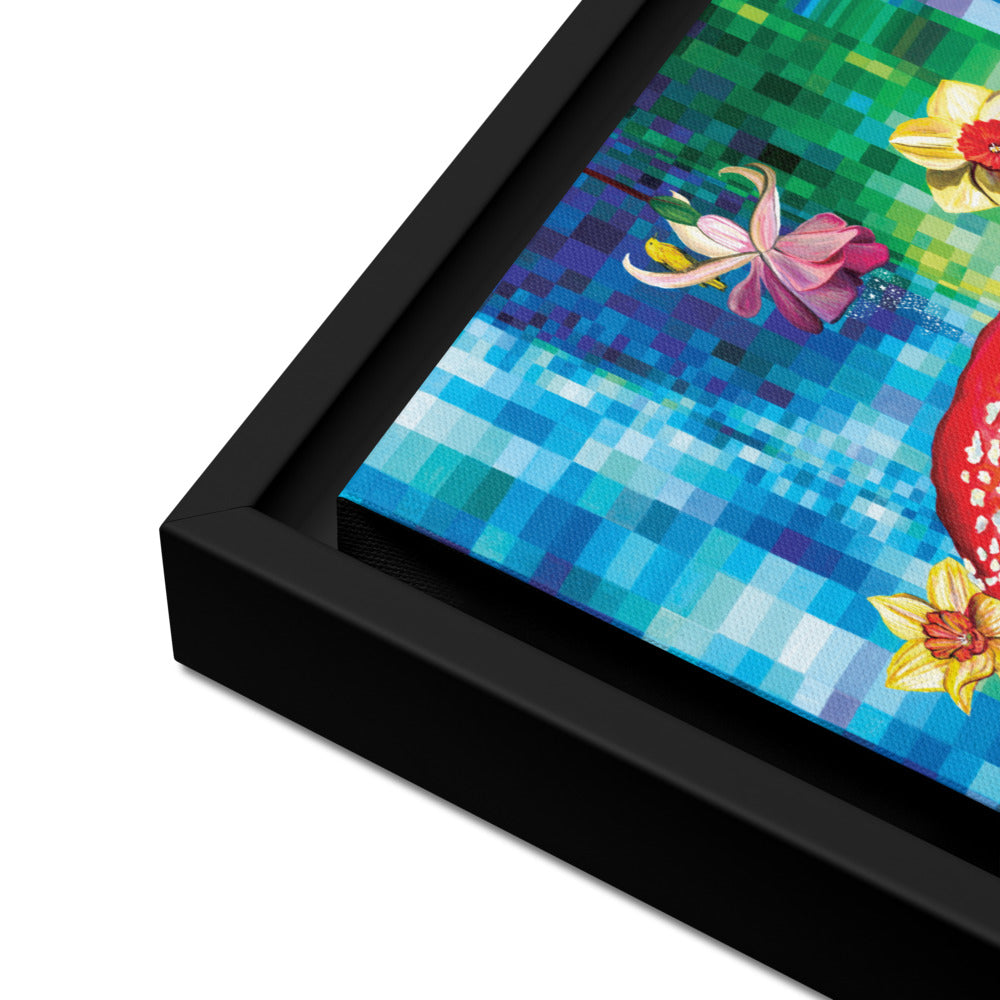 "Grow With the Flow" Framed Canvas Print - LIMITED EDITION