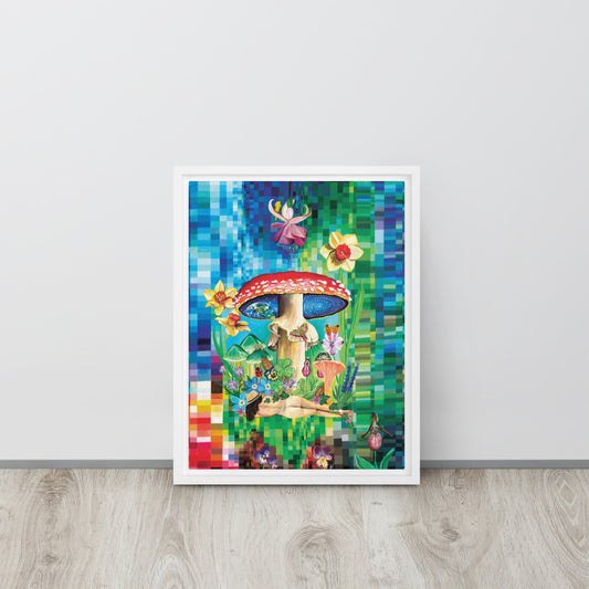 "Grow With the Flow" Framed Canvas Print - LIMITED EDITION