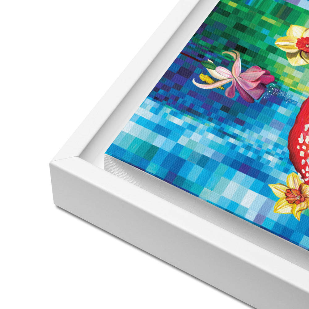 "Grow With the Flow" Framed Canvas Print - LIMITED EDITION