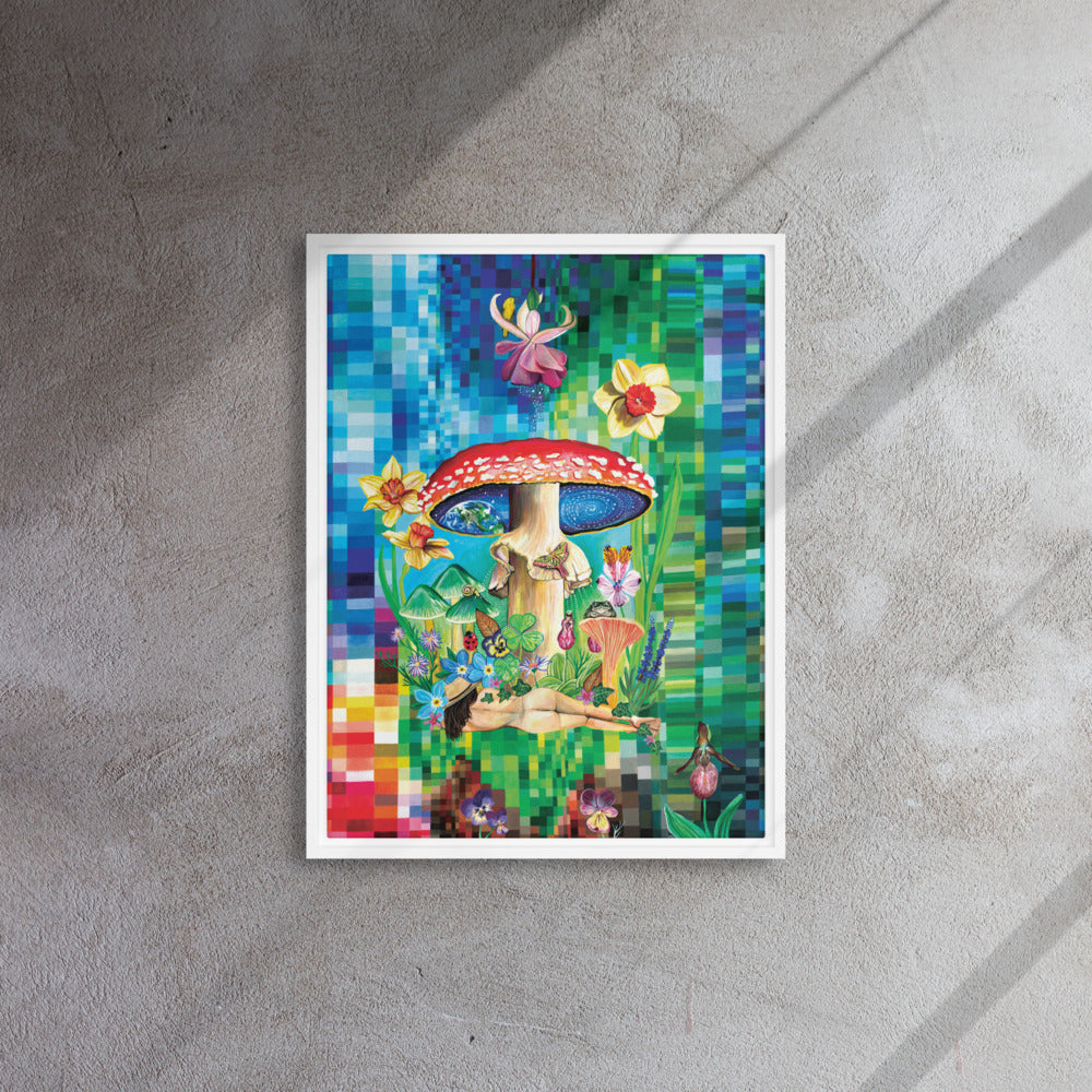 "Grow With the Flow" Framed Canvas Print - LIMITED EDITION