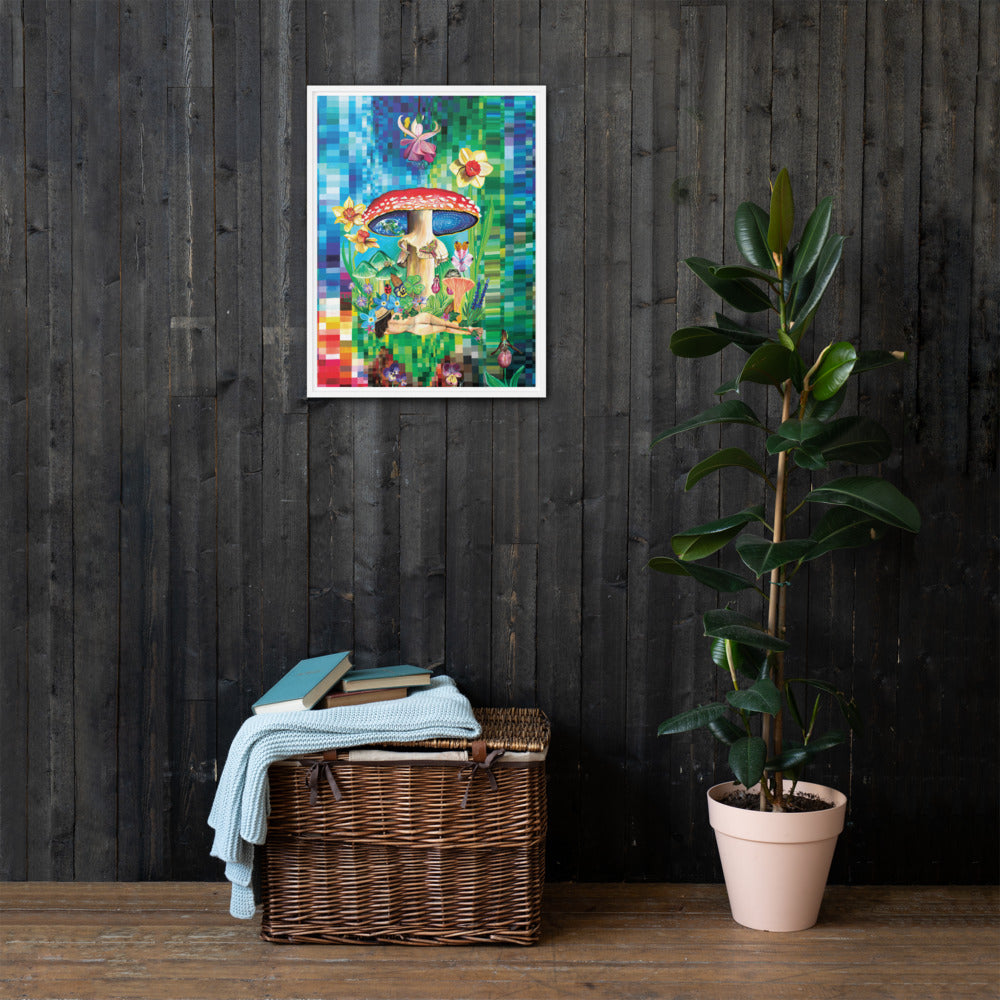 "Grow With the Flow" Framed Canvas Print - LIMITED EDITION