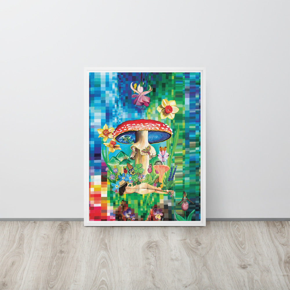 "Grow With the Flow" Framed Canvas Print - LIMITED EDITION