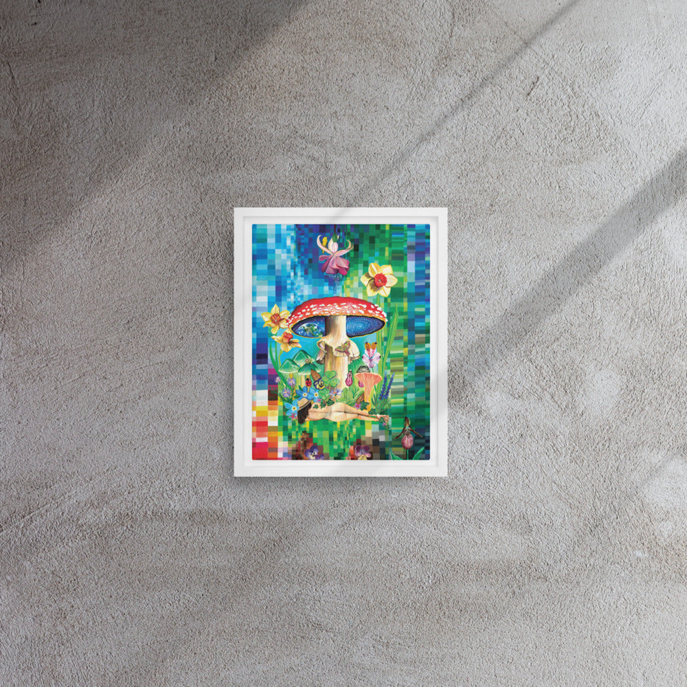 "Grow With the Flow" Framed Canvas Print - LIMITED EDITION