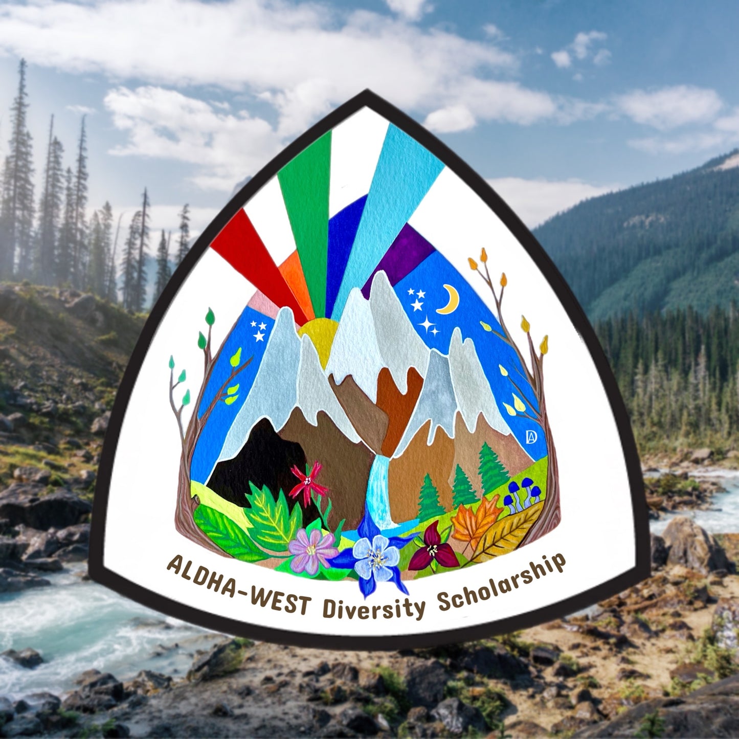 Hiking Sticker: "ALDHA-West Diversity Scholarship"