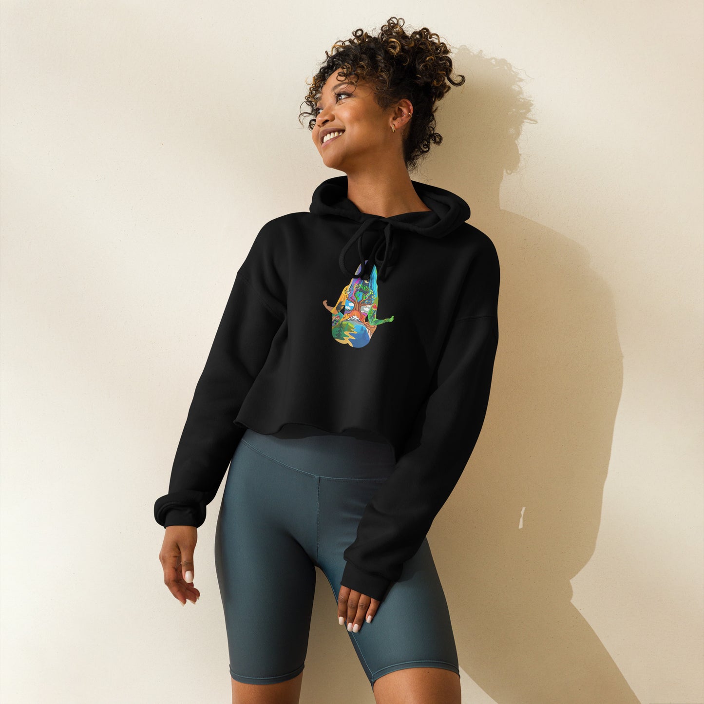 Yoga Gal Crop Hoodie
