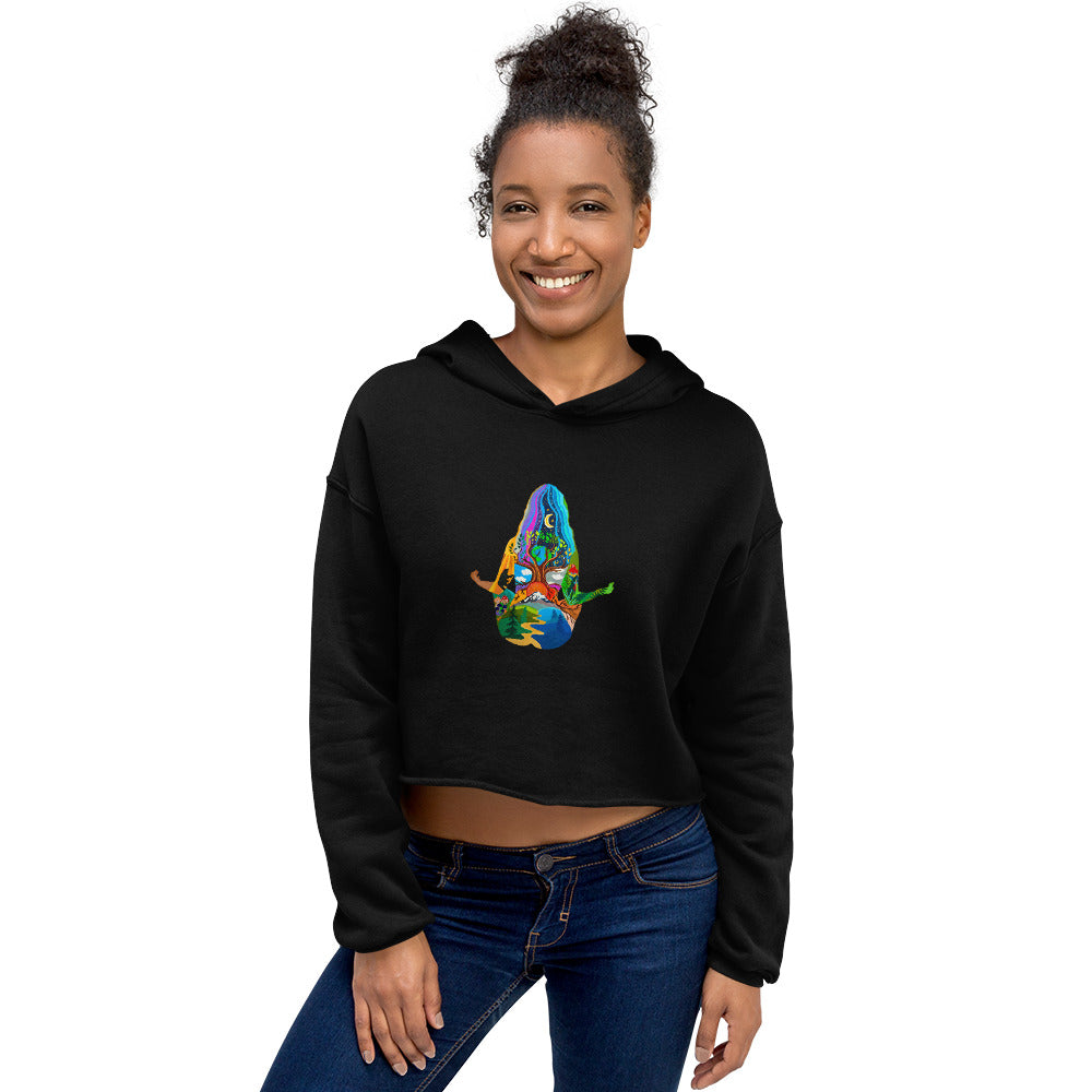 Yoga Gal Crop Hoodie