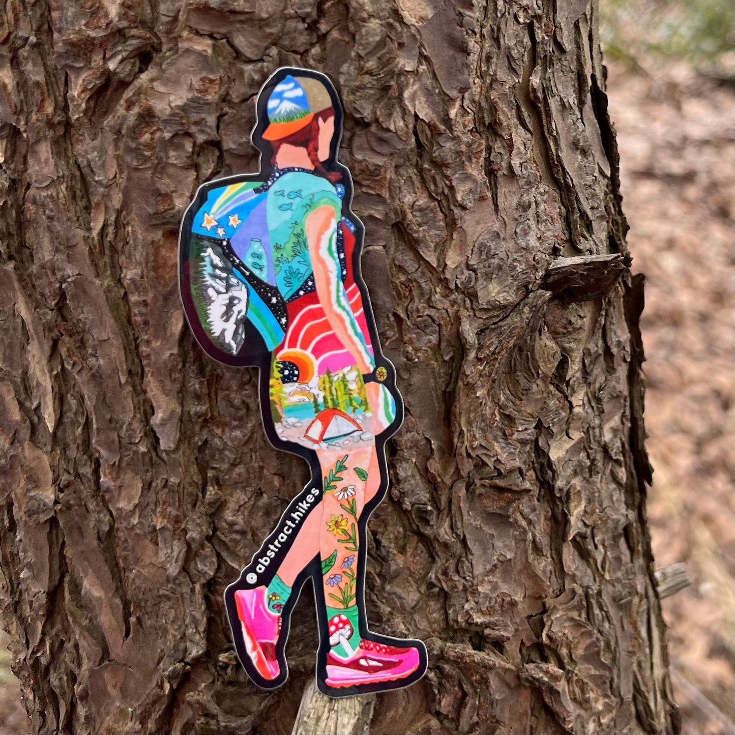 Hiking Sticker: "Ella"