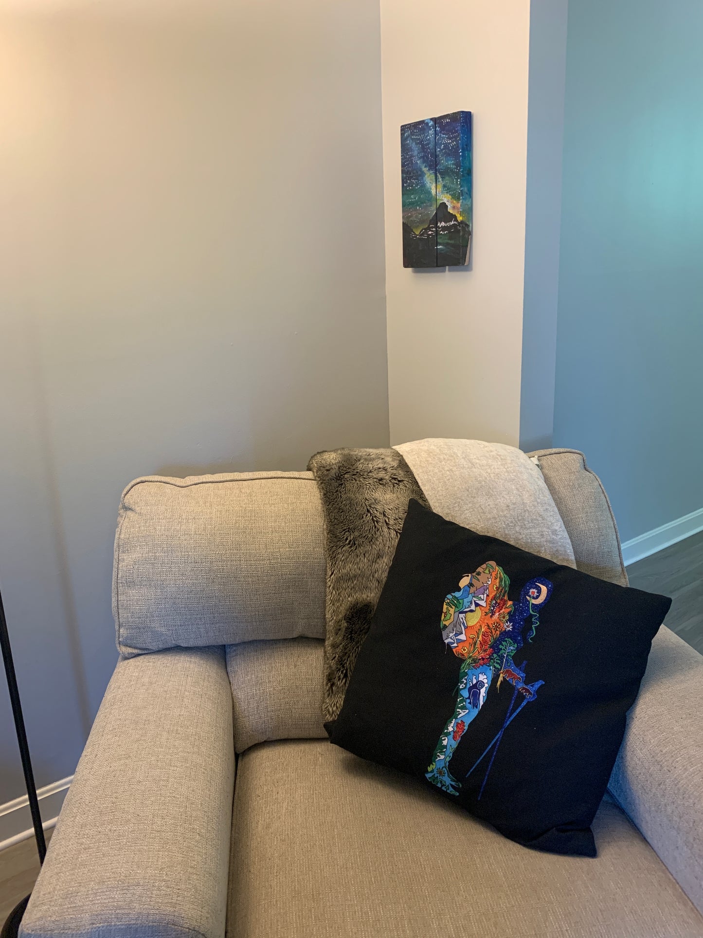 Yoga & Hiking 2 Sided Pillow