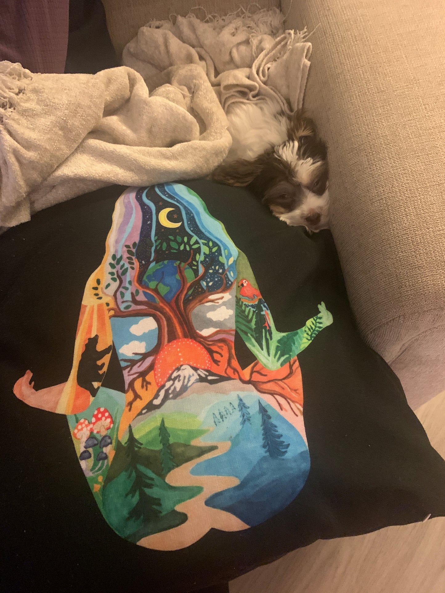 Yoga & Hiking 2 Sided Pillow