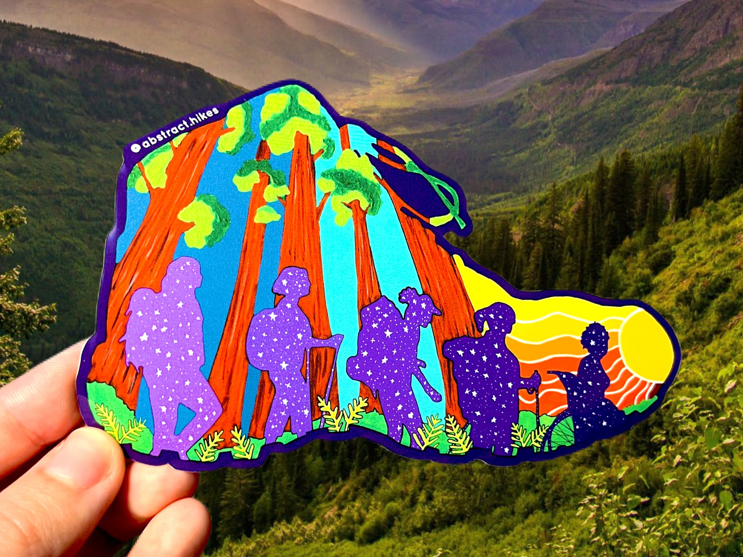 Hiking Sticker: "Redwoods for Everyone"
