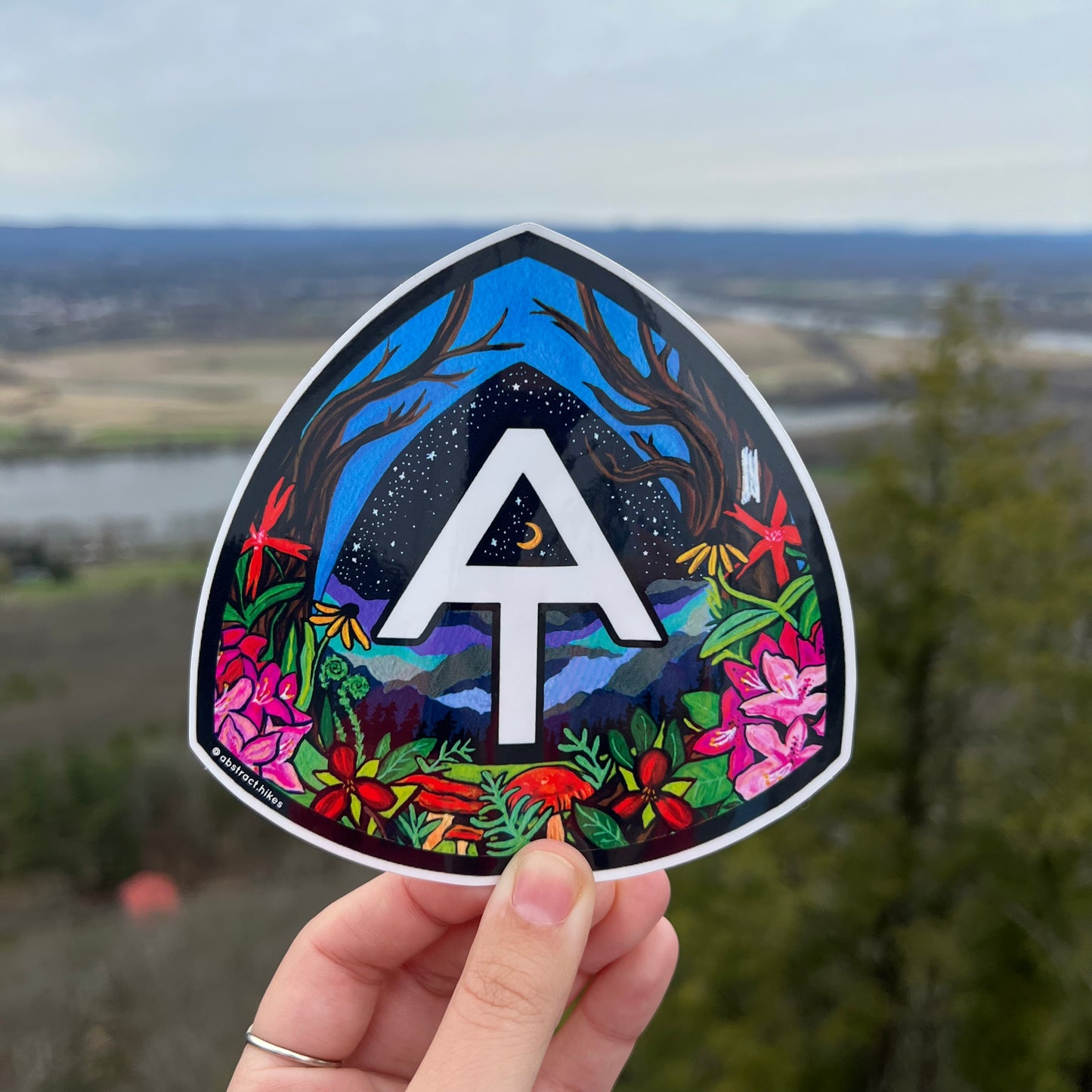 Hiking Sticker: "Appalachian Trail Logo Reimagined"