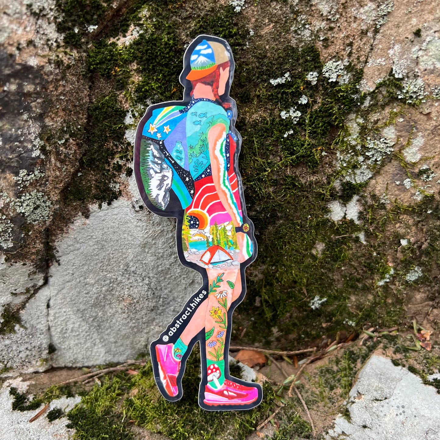 Hiking Sticker: "Ella"