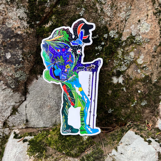 Hiking Sticker: "Maine Hiker"