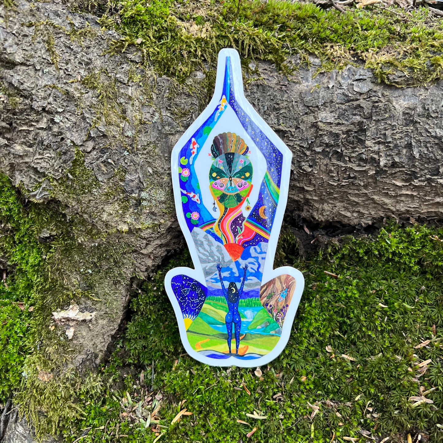 Yoga Sticker: "Phototropism"