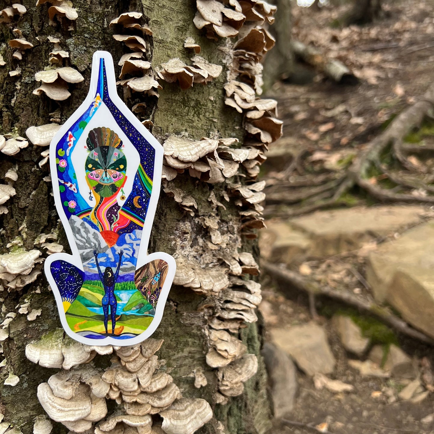 Yoga Sticker: "Phototropism"